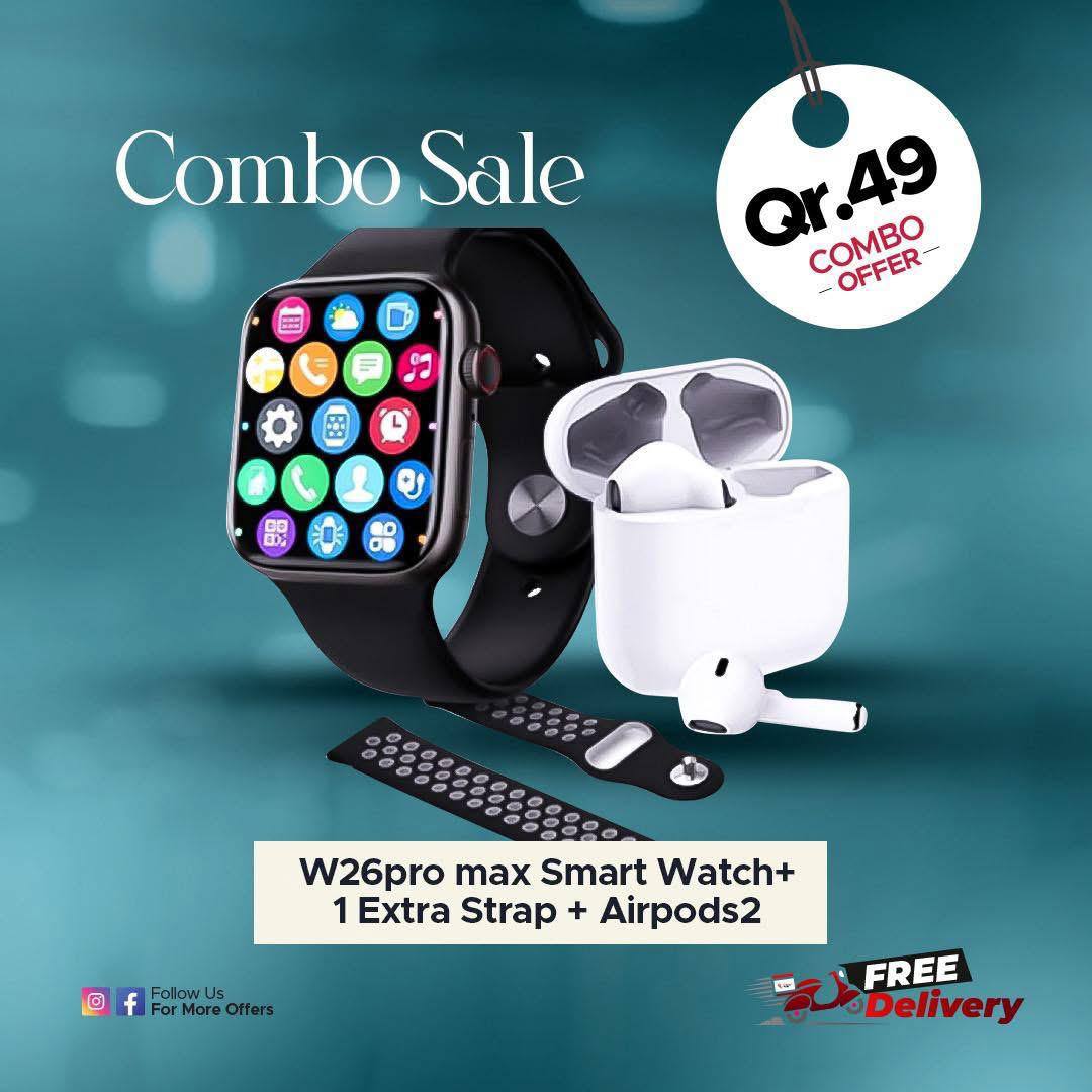 W26 PRO + SMART WATCH COMBO