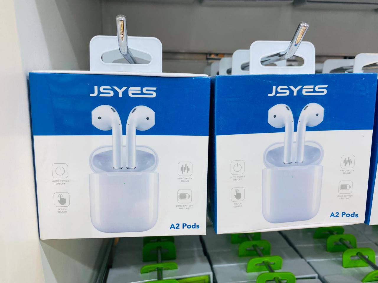 JSYES A2 PODS β TRUE WIRELESS BLUETOOTH EARBUDS WITH CHARGING CASE