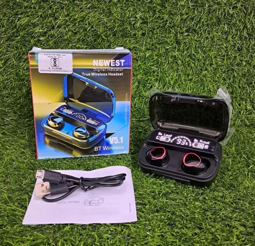 M10 NEWEST TRUE WIRELESS EARBUDS WITH DIGITAL DISPLAY