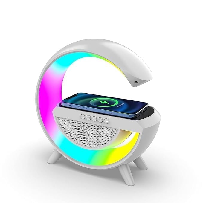 LED BLUETOOTH SPEAKER WITH WIRELESS CHARGER