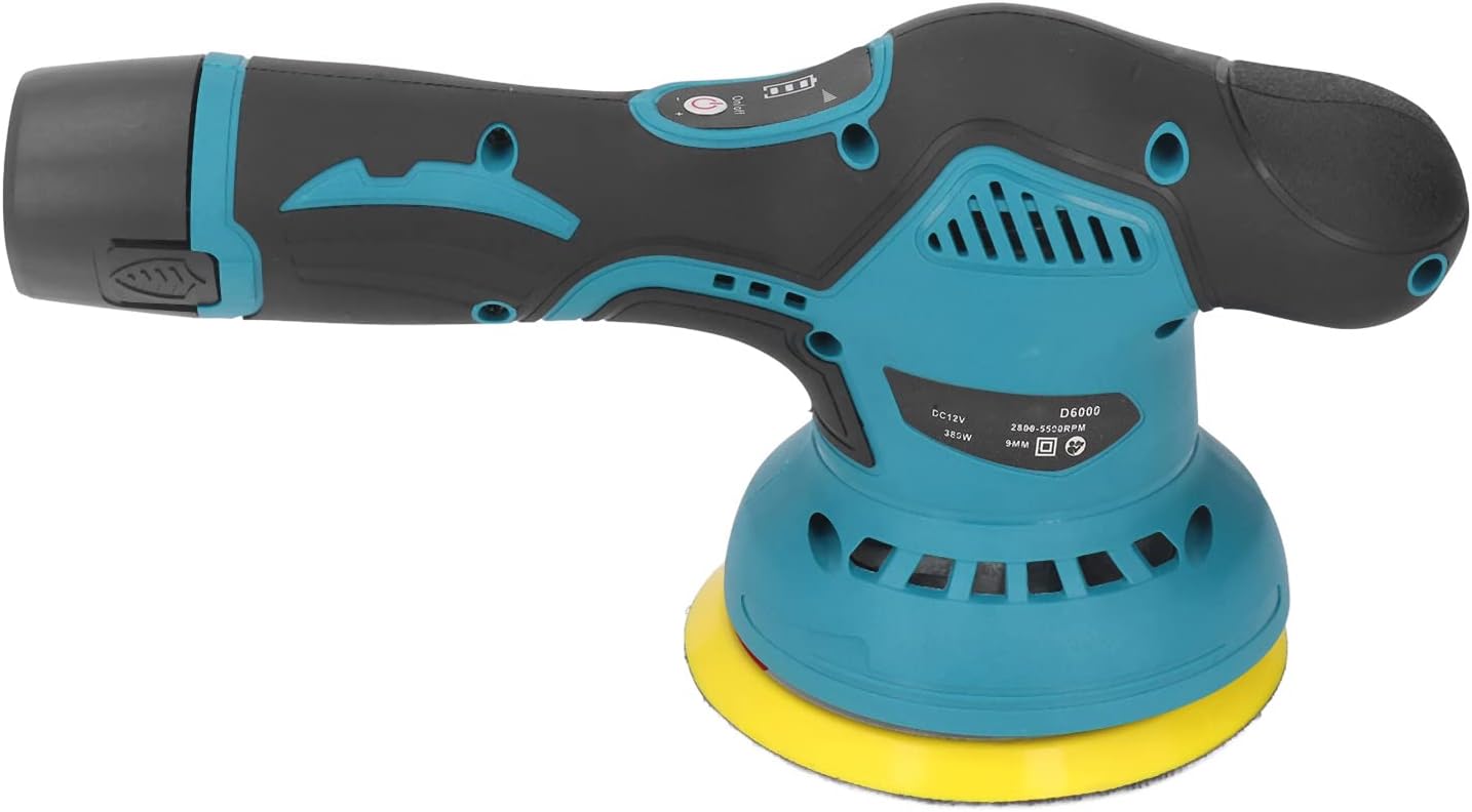 CAR POLISHER 8 GEAR SPEED SELF ADHESIVE ECCENTRIC SHAFT CORDLESS WAXING POLISHING MACHINE 110-240V