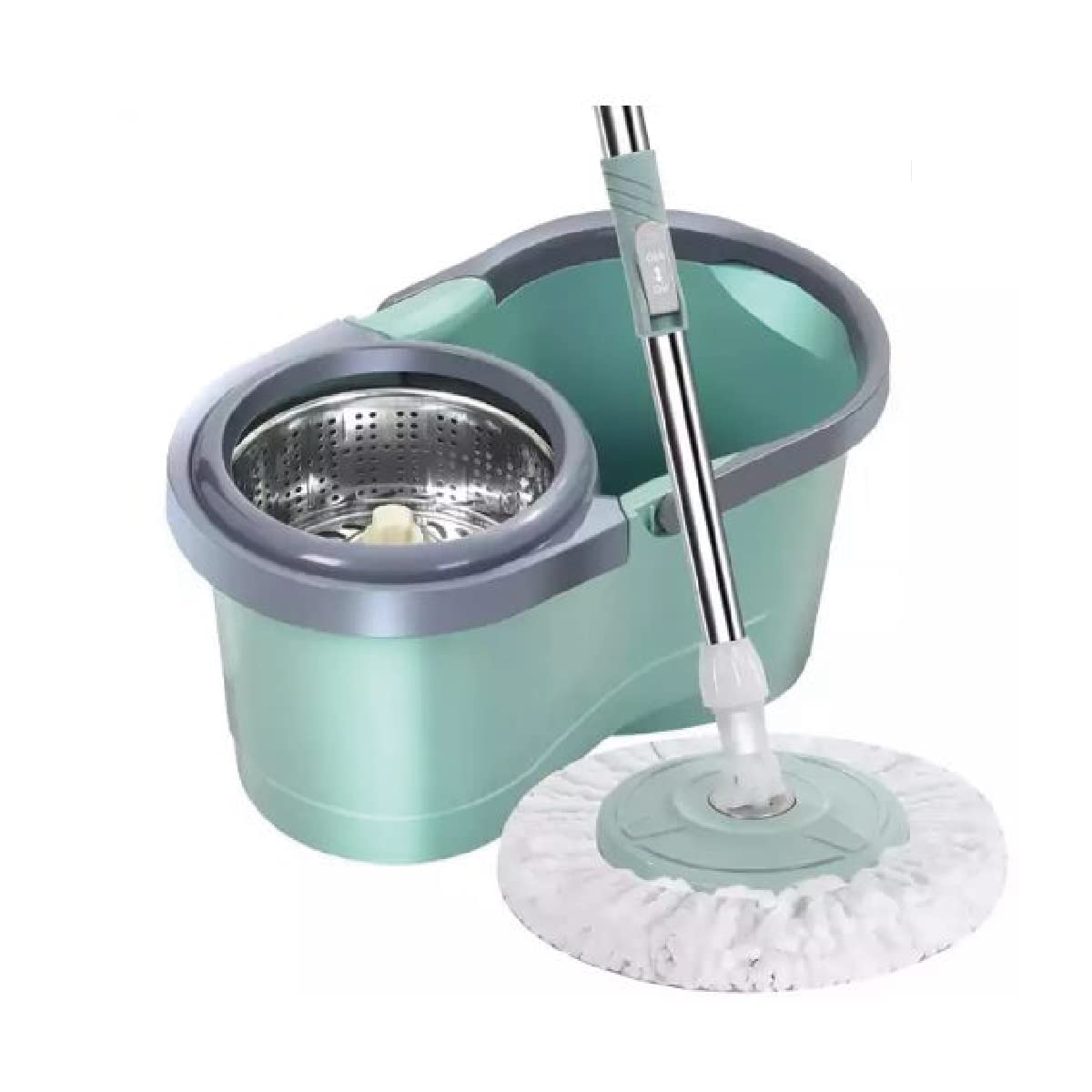 AUTOMATIC SPIN MOP | "WET MOP BUCKET SET WITH AUTOMATIC SPIN FUNCTION CLEANING MOP WITH SPINNER FOR LIVING ROOM KITCHEN BALCONY OFFICE"