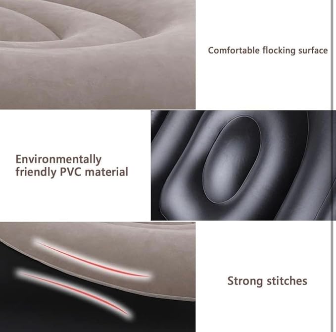 INFLATABLE RECLINER LOUNGE CHAIR WITH FOOTSTOOL