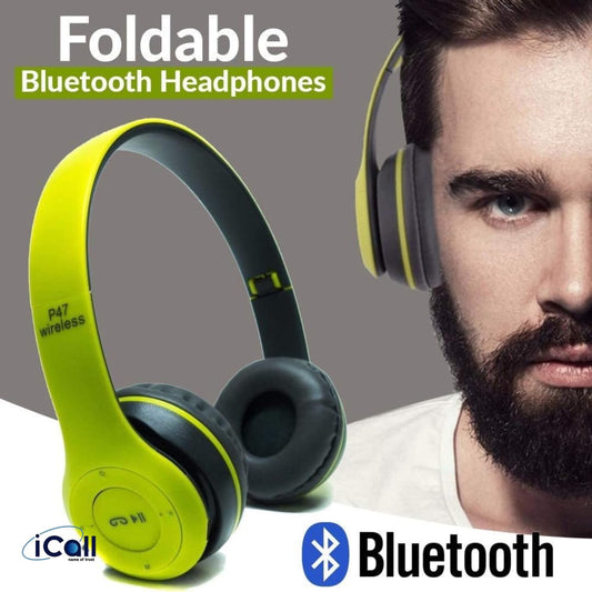 P47 WIRED & WIRELESS SUPER EXTRA BASS BLUETOOTH HEADSET