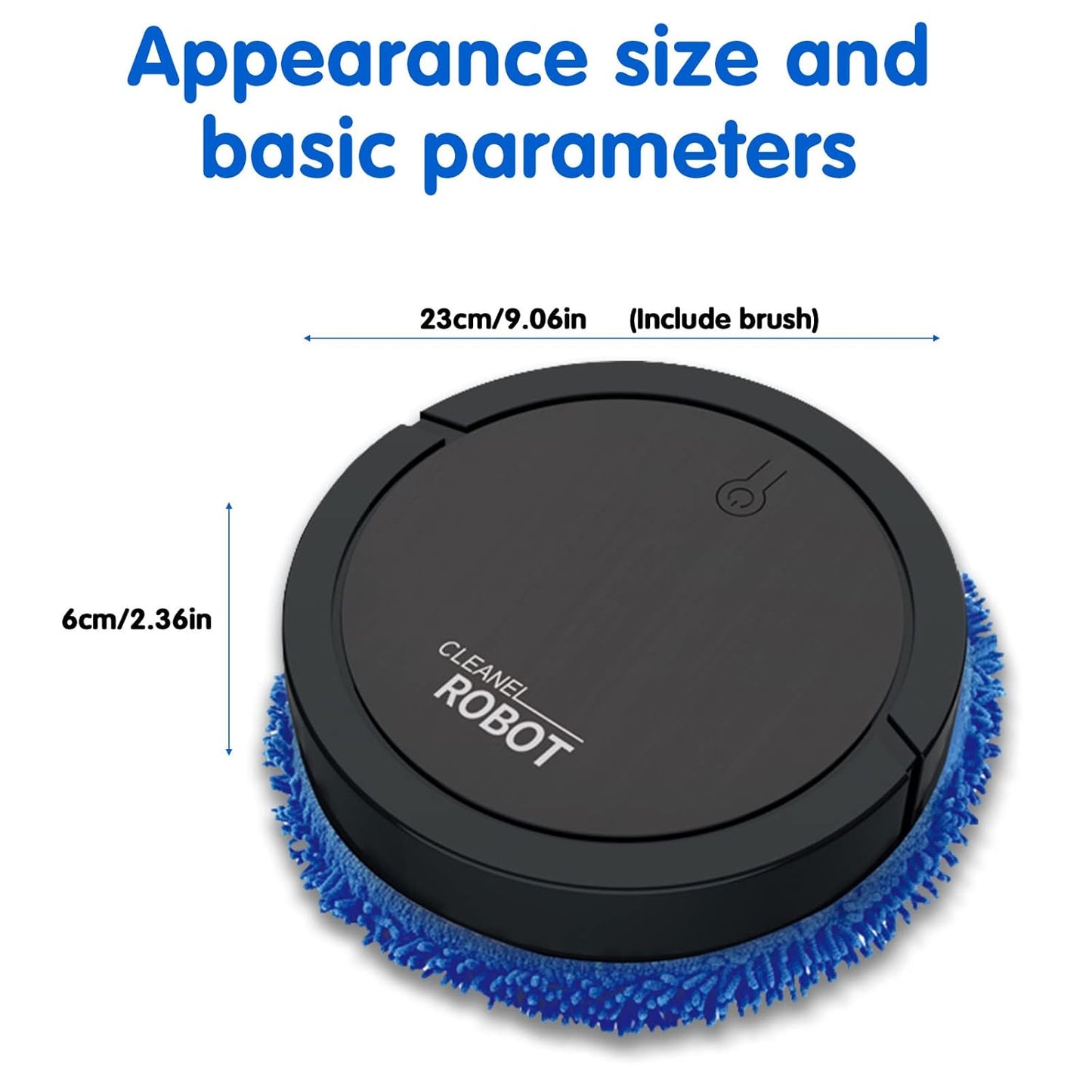 Home Intelligent Silent Mopping Robot Lazy Wet and Dry Mopping Machine Aluminum Polish