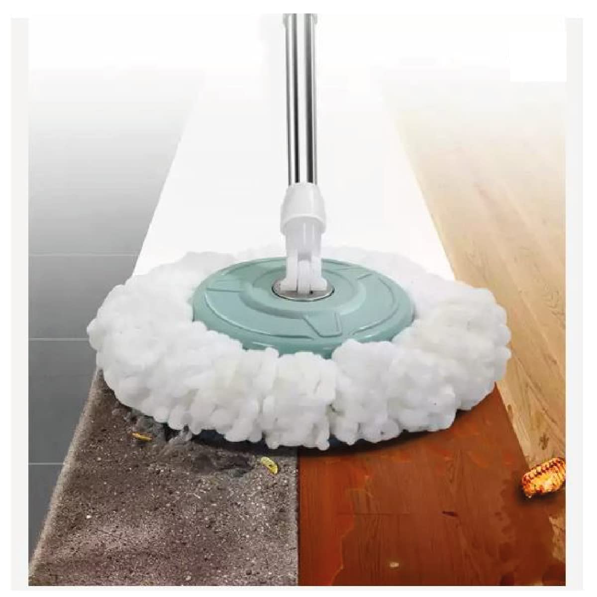 AUTOMATIC SPIN MOP | "WET MOP BUCKET SET WITH AUTOMATIC SPIN FUNCTION CLEANING MOP WITH SPINNER FOR LIVING ROOM KITCHEN BALCONY OFFICE"