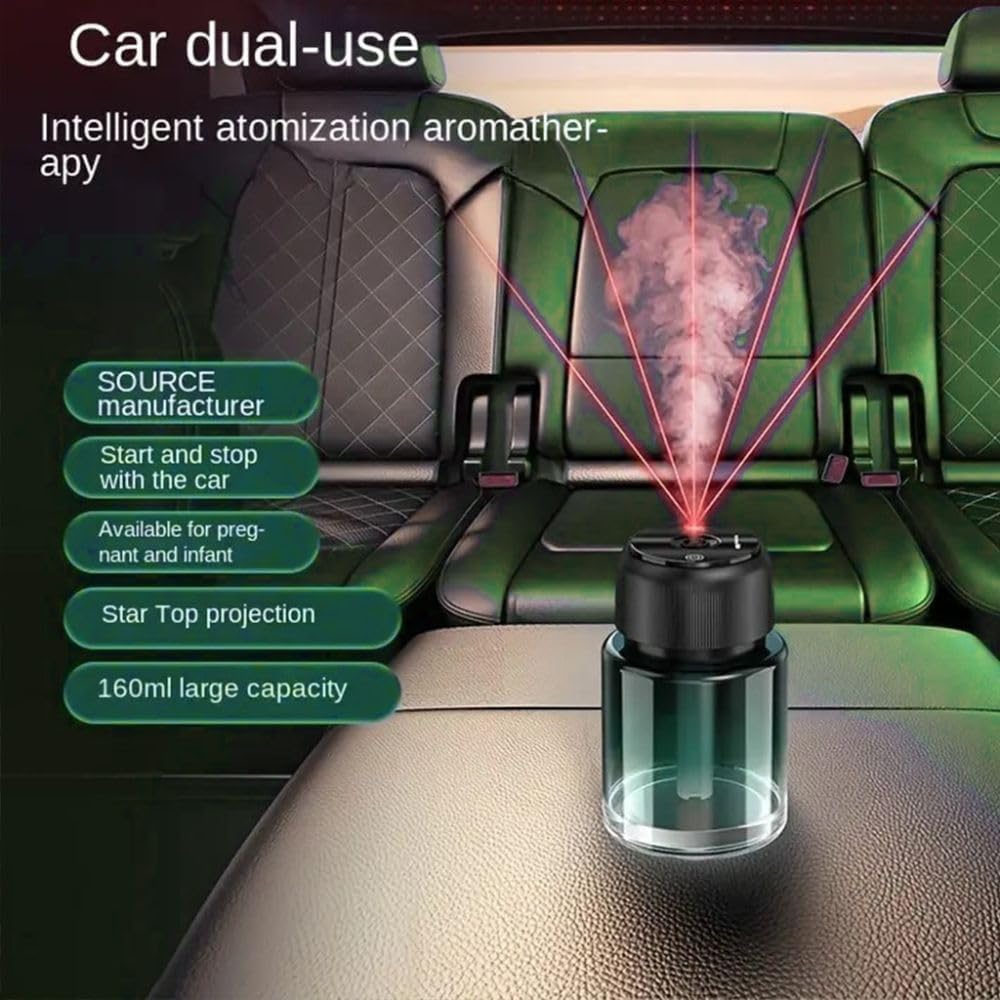PORTABLE SMART ATOMISED CAR AROMA DIFFUSER
