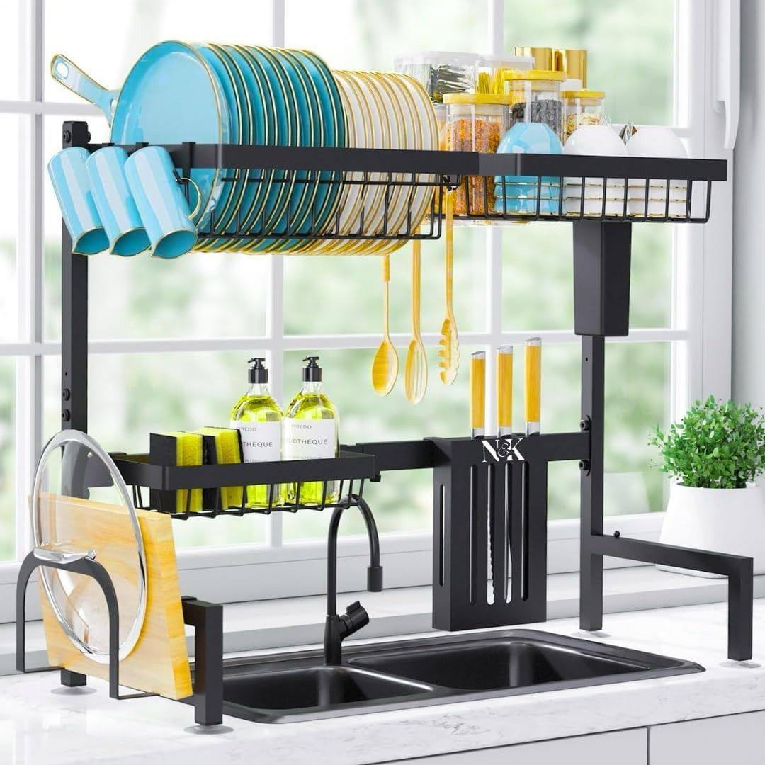 STAINLESS STEEL SINK ROLL DISH DRYING RACK