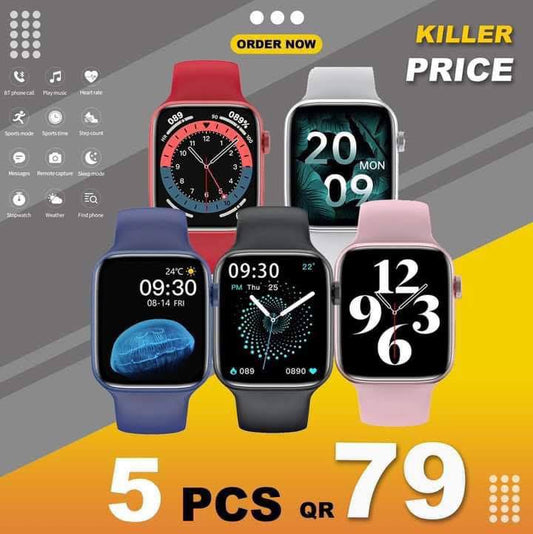 5 PIECE SMART WATCH COMBO