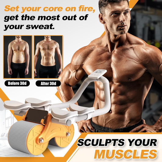 AUTOMATIC REBOUND ABDOMINAL WHEEL