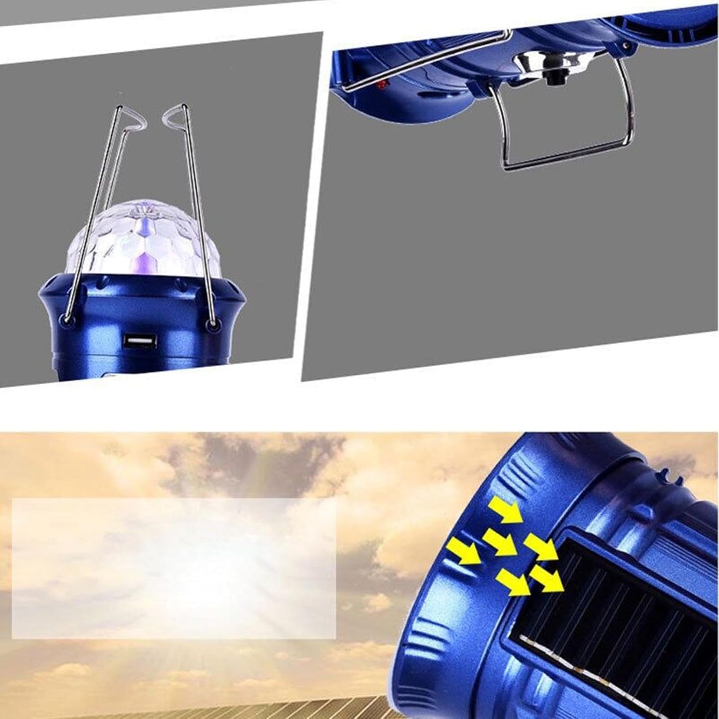 LED Camping Lantern, Camping Outdoor Lamp, Portable Hiking Lantern, Rechargeable Camping Lamp, Bright LED Camping Light, Adjustable Brightness Lantern for Emergencies