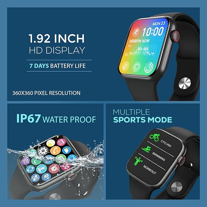 W26 PRO SMART WATCH COMBO 6 PIECES