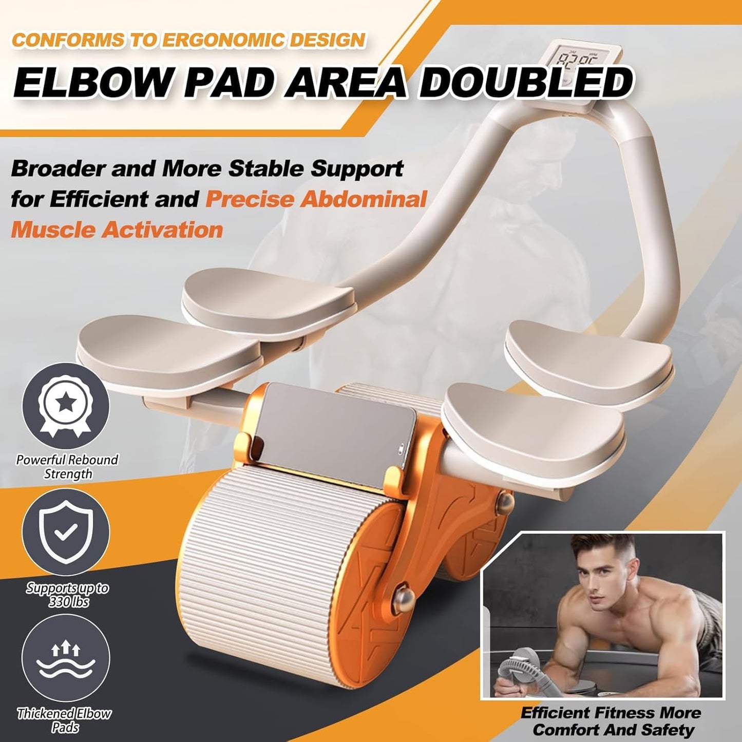 AUTOMATIC REBOUND ABDOMINAL WHEEL