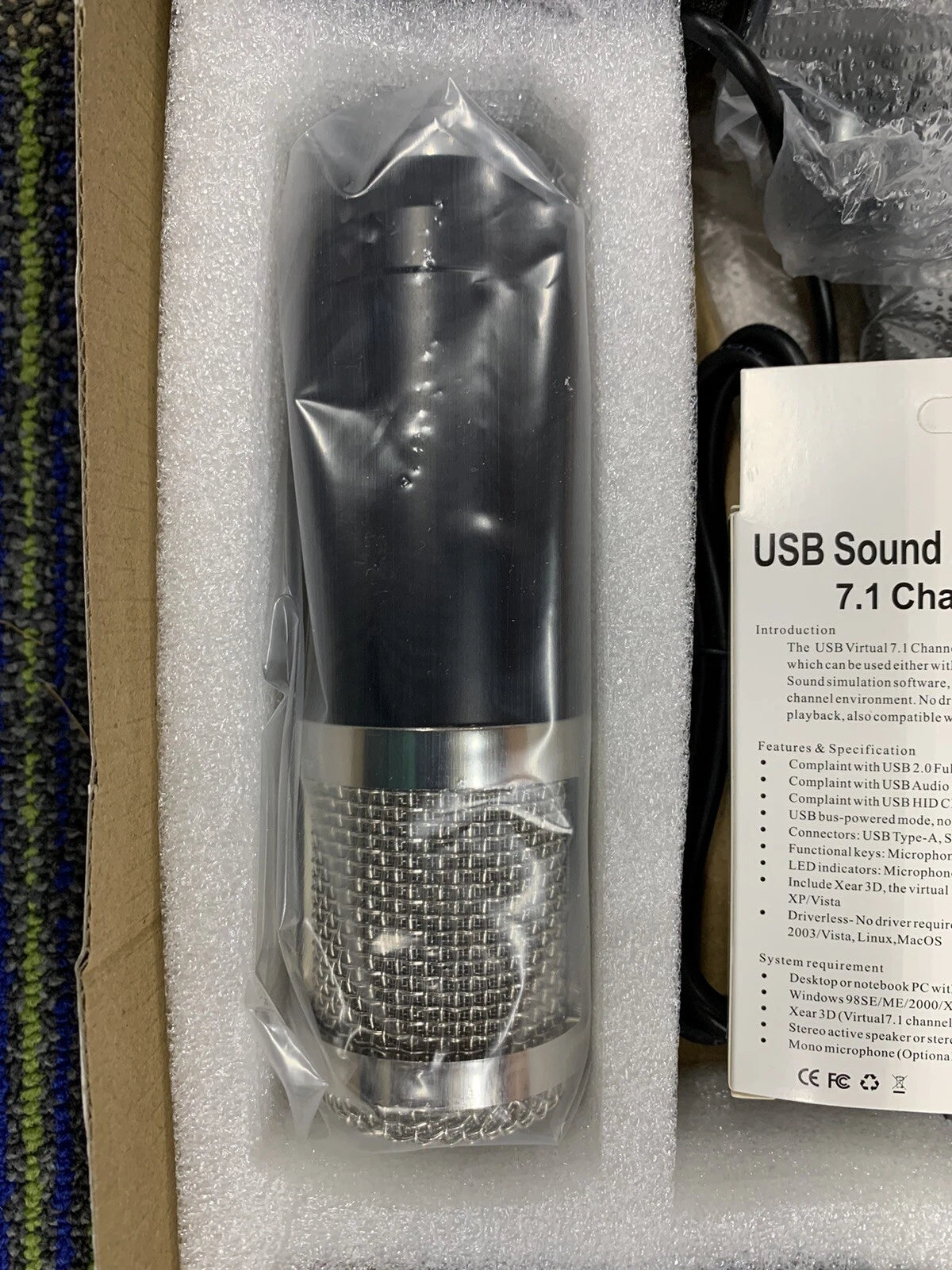 Professional Condenser Microphone -- Legendary Vocal